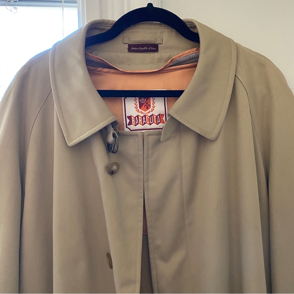 Amazing Baracuta Lined Trench Coat